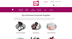 Desktop Screenshot of corporatesupplies.dyedurhambc.com